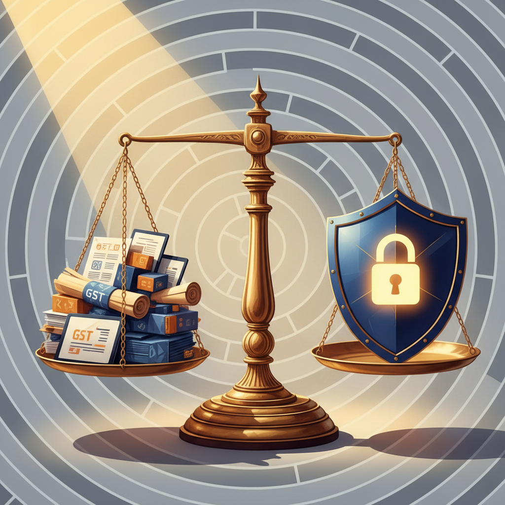 A symbolic representation of GST penalty triggers and taxpayer rights